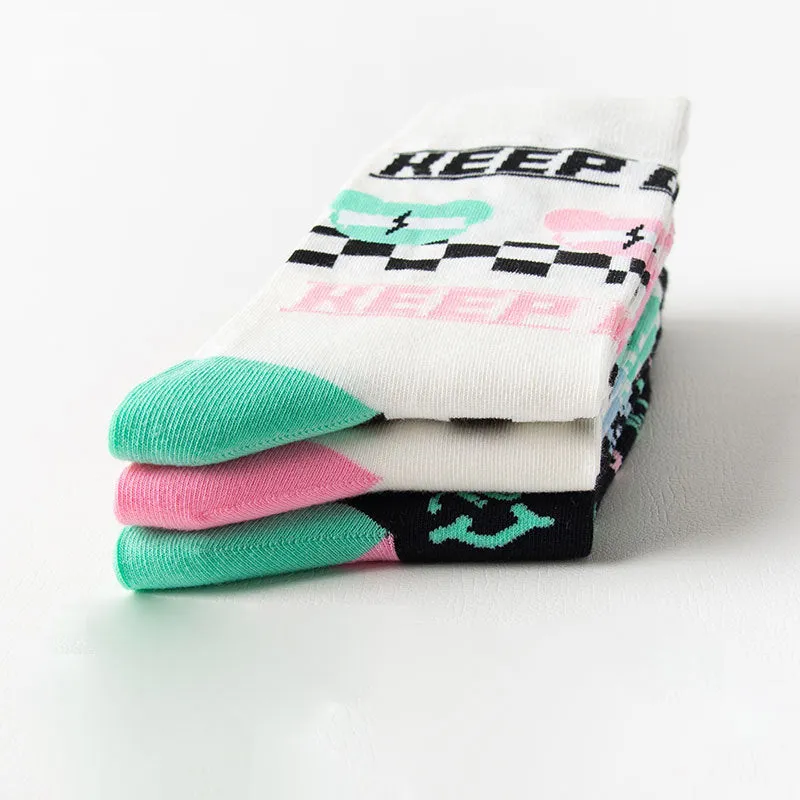 3 Pairs Men's Crew Socks – Breathable, Odor-Resistant & Non-Slip