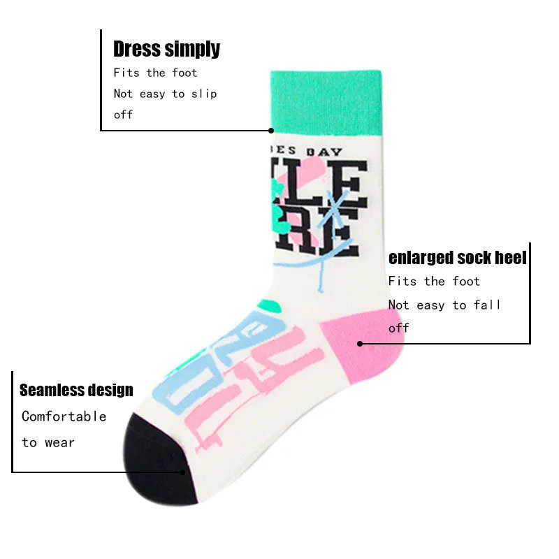 3 Pairs Men's Crew Socks – Breathable, Odor-Resistant & Non-Slip