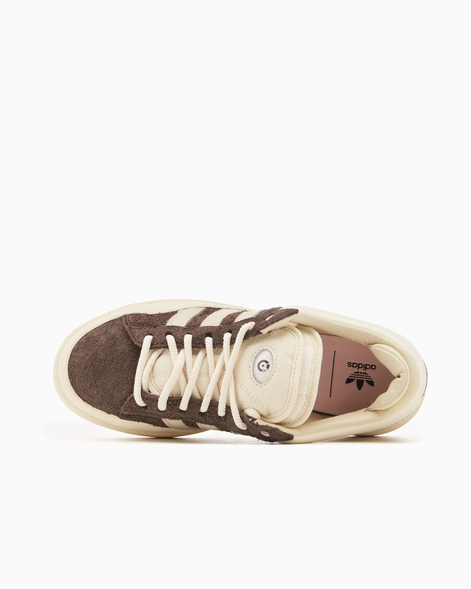 Adidas Men's Campus Bad Bunny Shoes - Deep Brown / Chalk / Pink