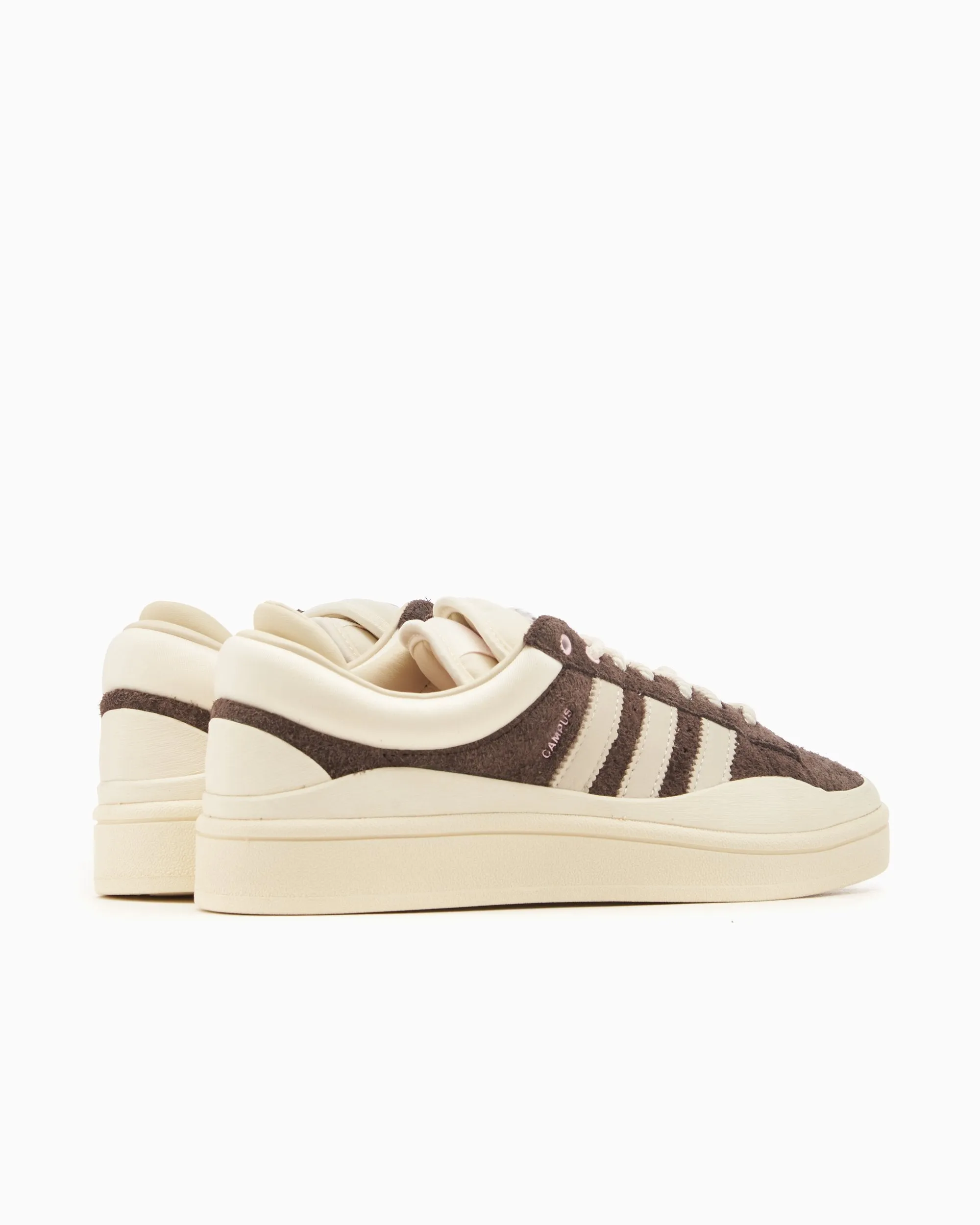 Adidas Men's Campus Bad Bunny Shoes - Deep Brown / Chalk / Pink