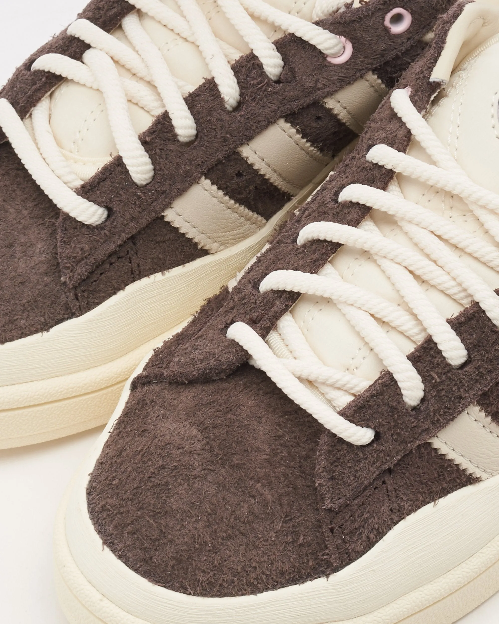Adidas Men's Campus Bad Bunny Shoes - Deep Brown / Chalk / Pink