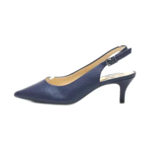 Alex Marie Kitten Heels Leather Blue Colour For Women