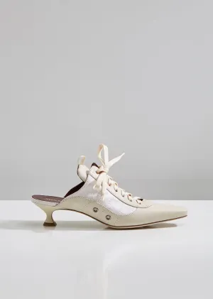 Alice Distressed Lace Up Mule