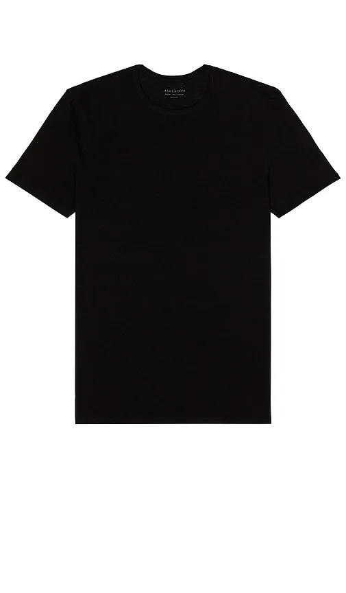 ALLSAINTS Figure Crew Tee in Black