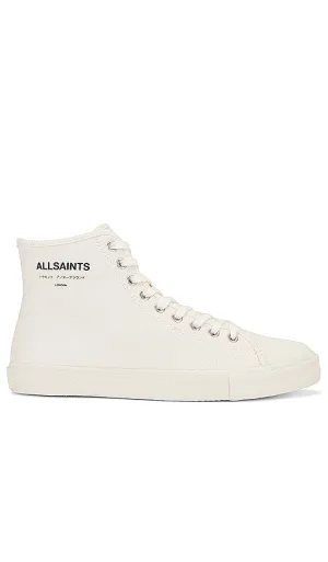 ALLSAINTS Underground Canvas High Top in White