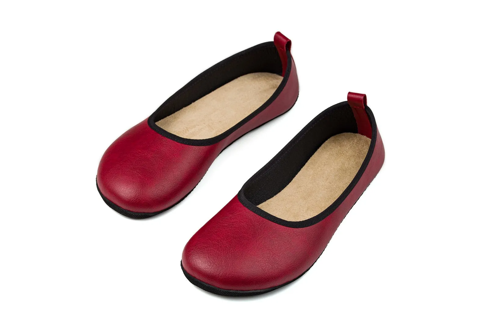 Ananda Narrow Barefoot Dress shoes - Burgundy