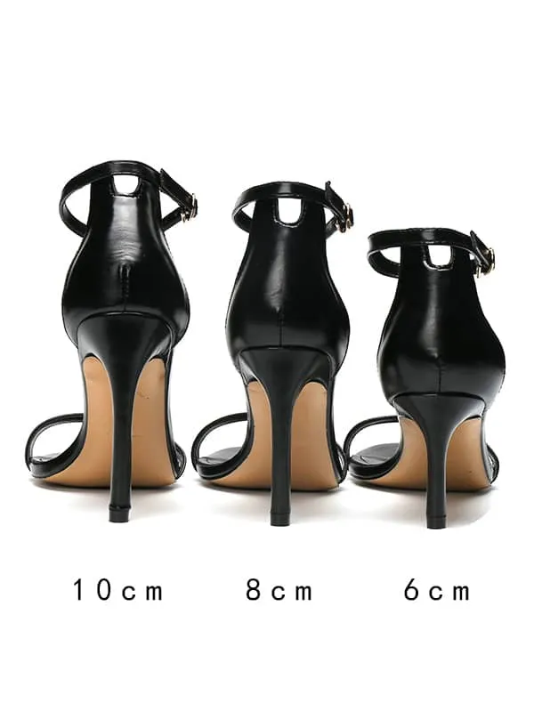 Ankle Strap Buckles Stiletto&Sandals