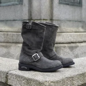 Biker boots midi - antra