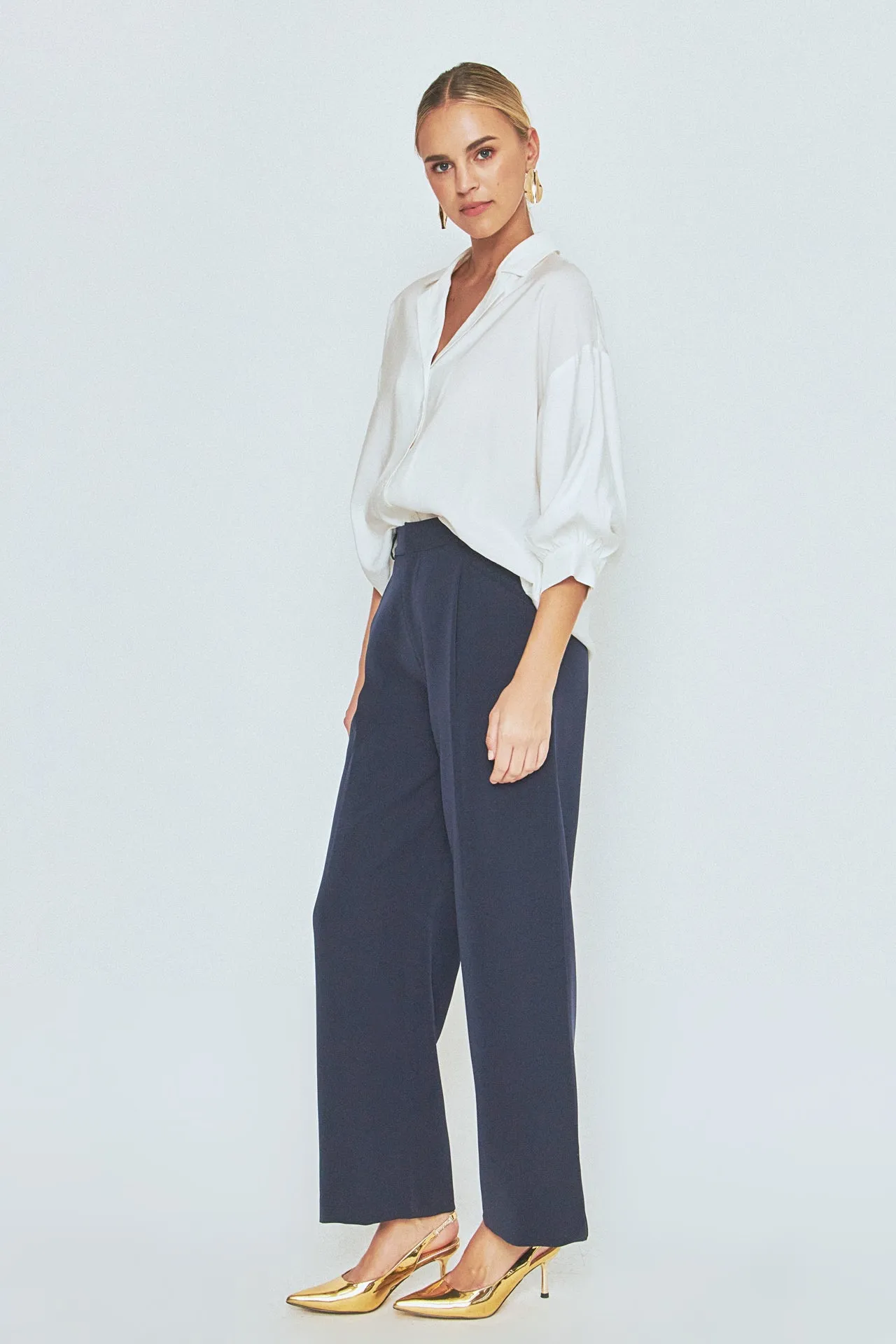 Button-Up Collared Shirt