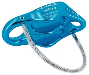 Camp PIU 2 Belay Device - Light Blue