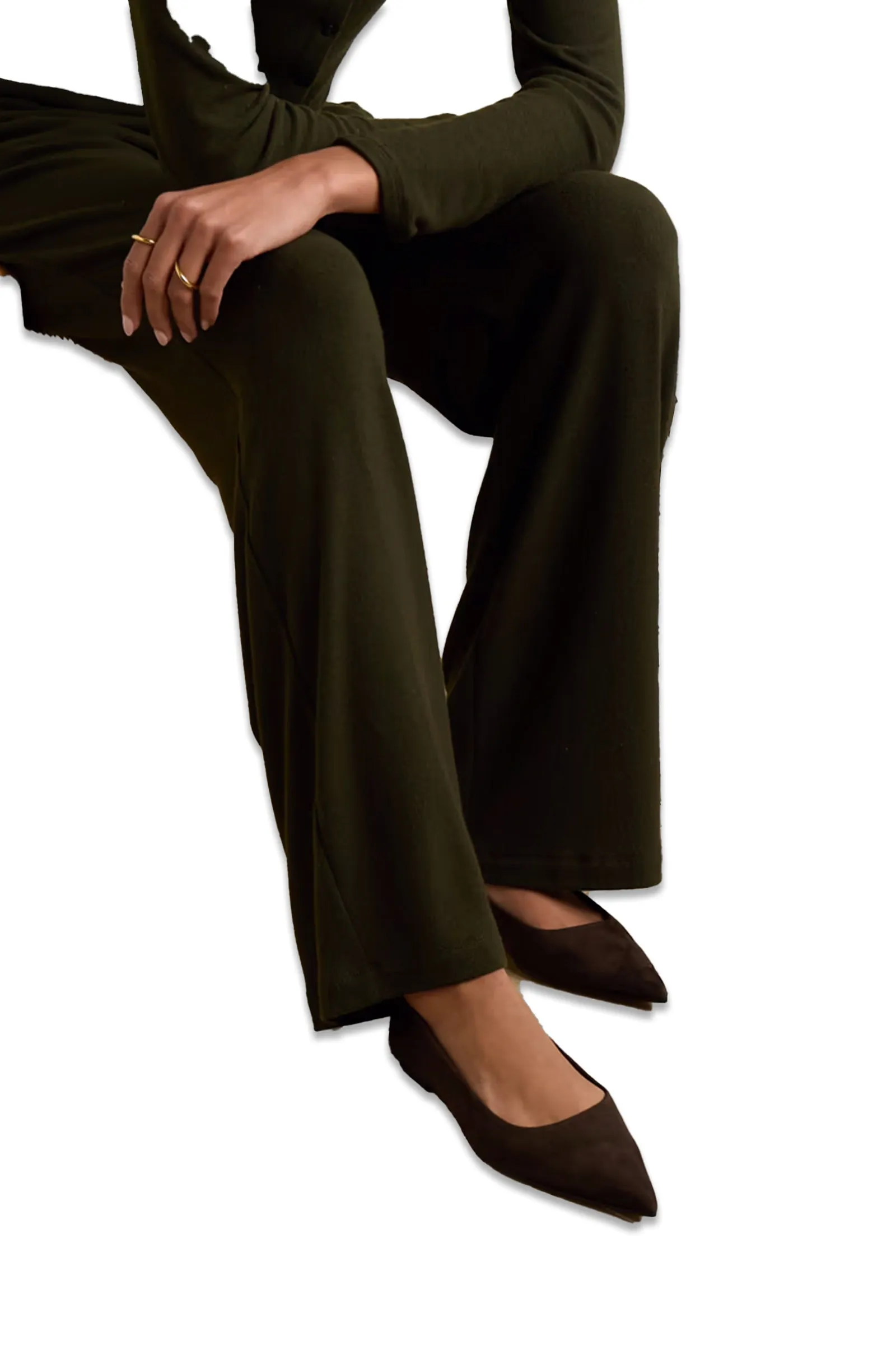 Cassy suede ballet flats