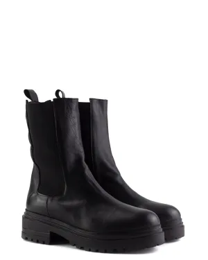 Chelsea biker boots - back