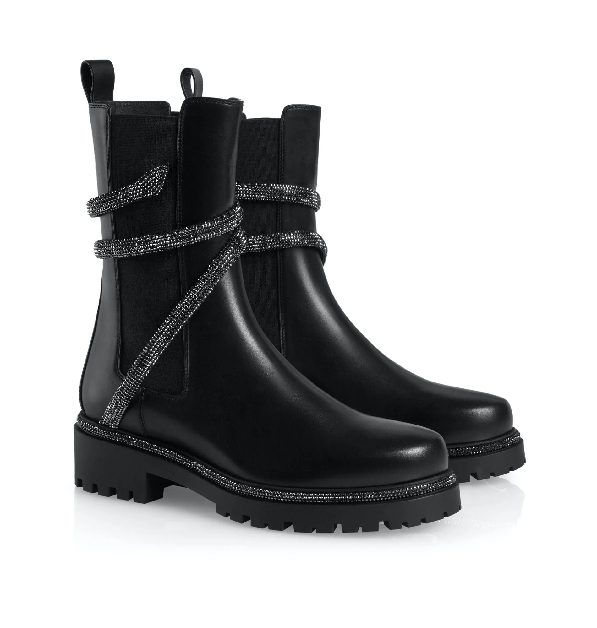 Cleo Combat Black Biker Boots( carryover style)