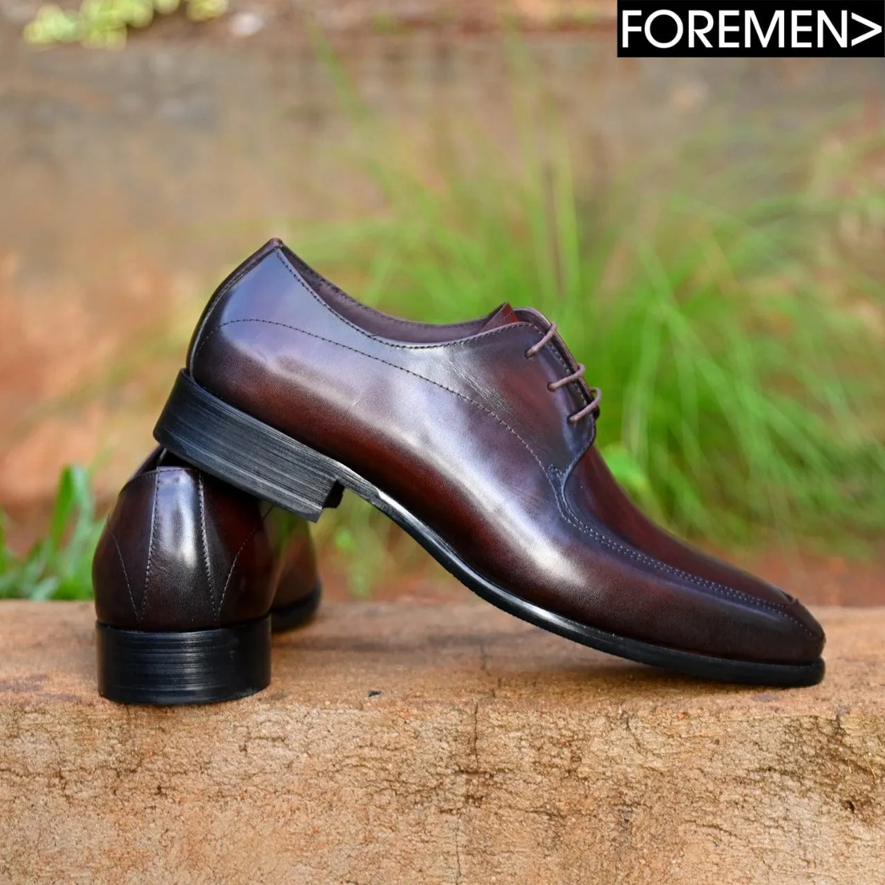 CURTIS | Split Toe Coffee Derbies