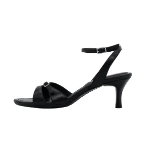 Ecco Kitten Heels Leather Black Colour For Women