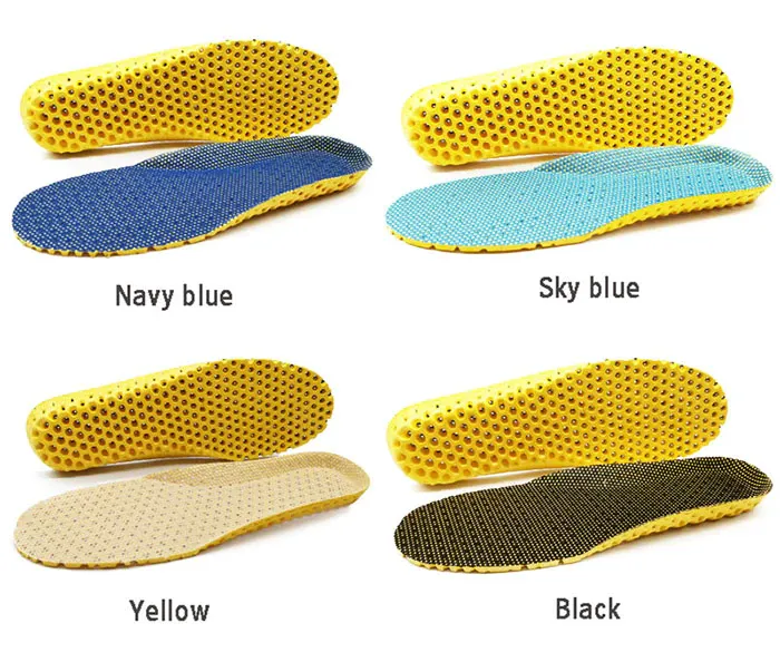 Elastic Breathable Deodorant Running Foot Cushion Insoles