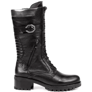 Fluchos Womens Boot Glass D8640 Black