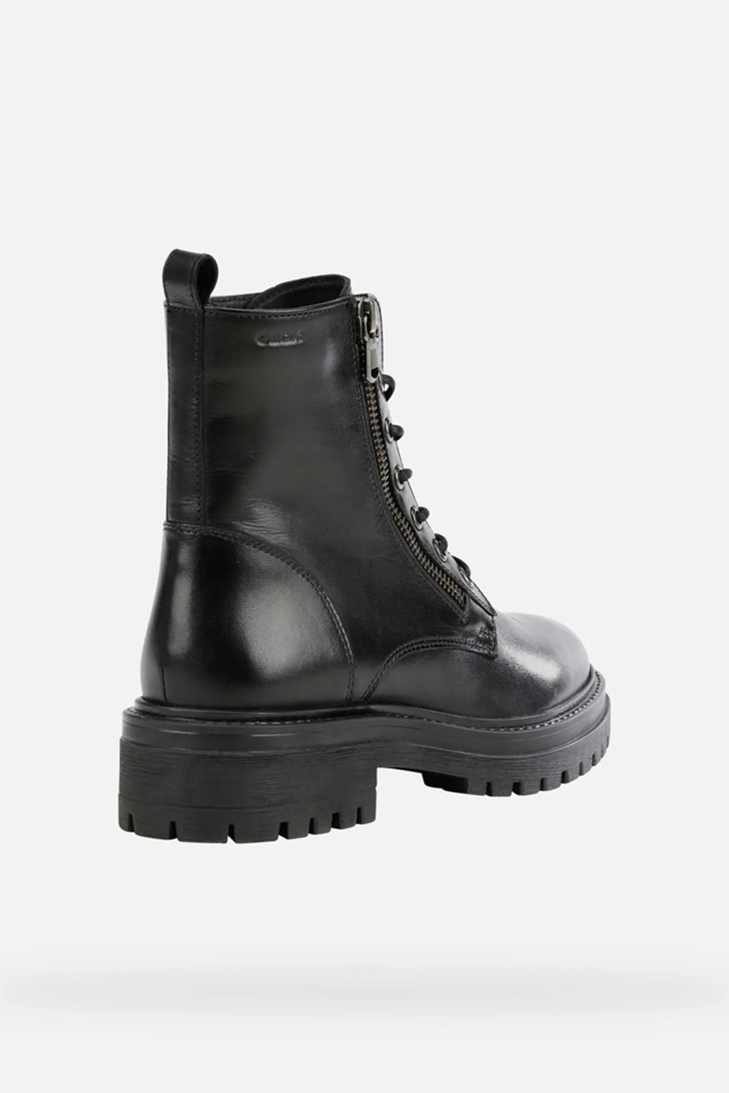Geox Iridea Boots Black Leather Ankle D16HRC00043C9999