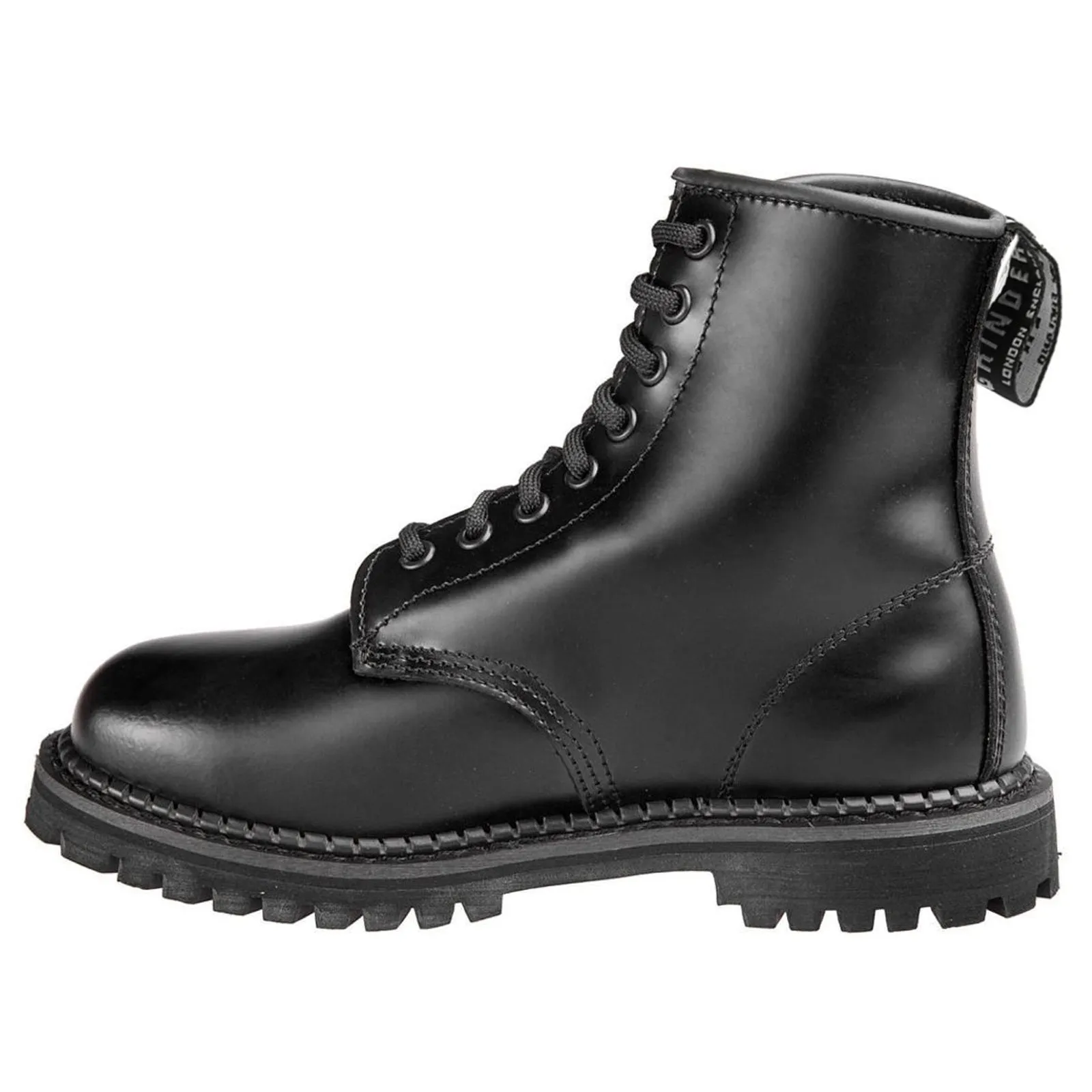 Grinders Cedric CS Leather Unisex Ankle Biker Boots