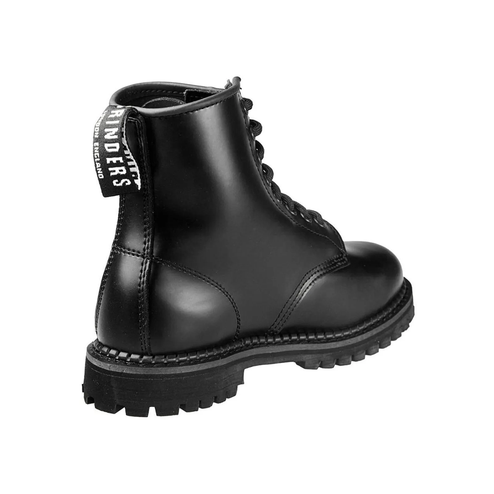 Grinders Cedric CS Leather Unisex Ankle Biker Boots