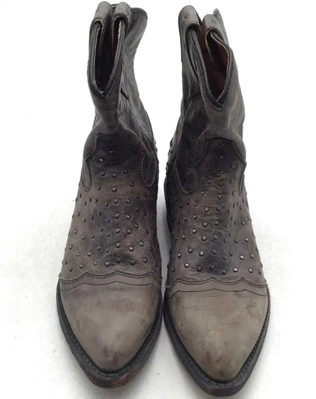 Harley-Davidson Women's Gray Biker Boots - Size 8.5M