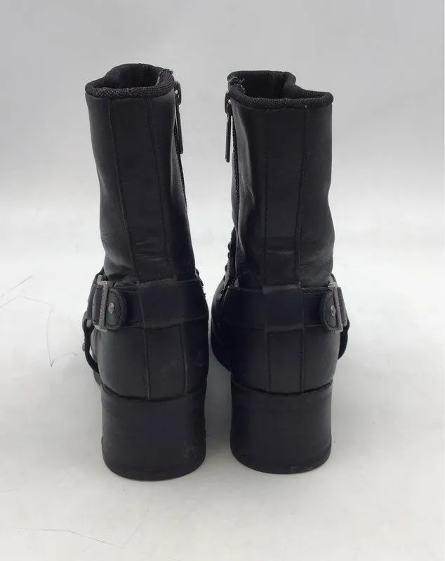 Harley-Davidson Women's McAbee 6-Inch D83925 Black Ankle Biker Boots - Size 7M