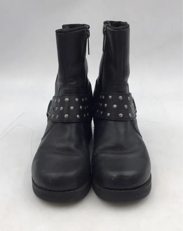 Harley-Davidson Women's McAbee 6-Inch D83925 Black Ankle Biker Boots - Size 7M