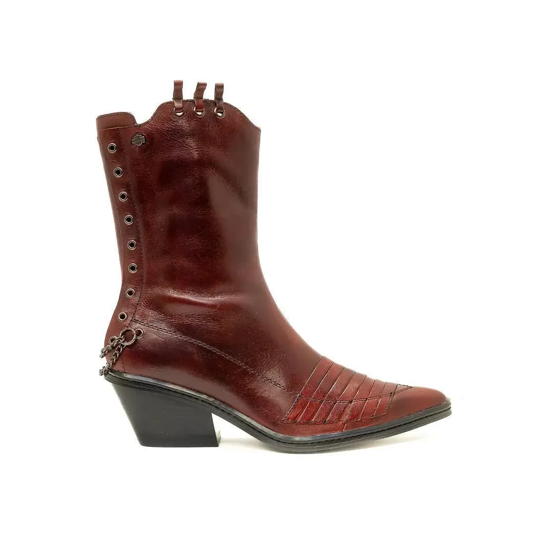 Harley Davidson Women’s Vannis Boots Red - Clearance