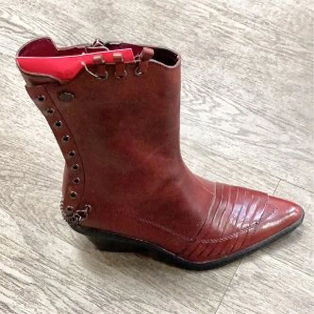 Harley Davidson Women’s Vannis Boots Red - Clearance
