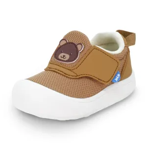 Jan & Jul Brown Bear Mini Flyer Toddler Sneaker