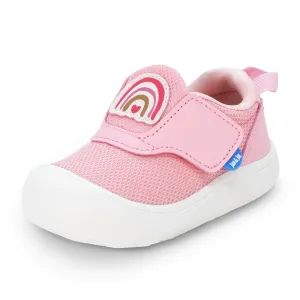 Jan & Jul Pink Rainbow Mini Flyer Toddler Sneaker