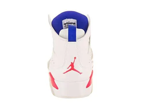 Jordan Mens Flight Club `91 Hight Top Lace Up Basketball Shoes, White, Size 9.0