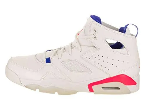Jordan Mens Flight Club `91 Hight Top Lace Up Basketball Shoes, White, Size 9.0