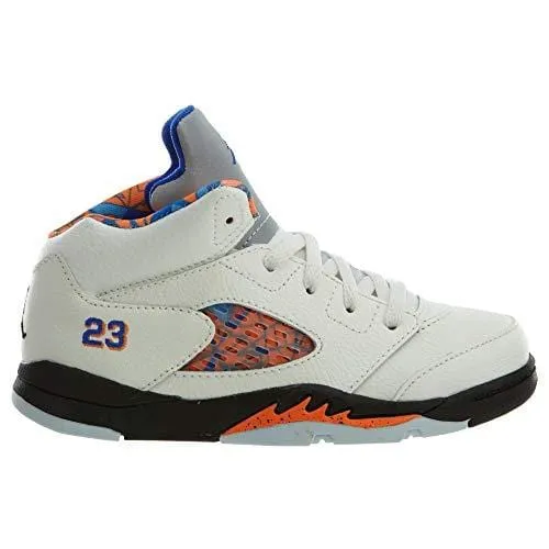 Jordan Retro 5"International Flight Sail/Racer Blue-Cone-Black (Toddler) (7 M US Toddler)