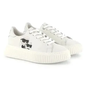 Karl Lagerfeld Mickey Mouse White Lace Sneaker Z30371