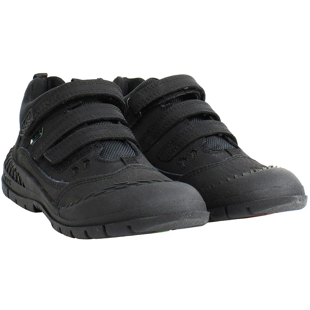 Kickers Trukka Mid Kids Black Boots