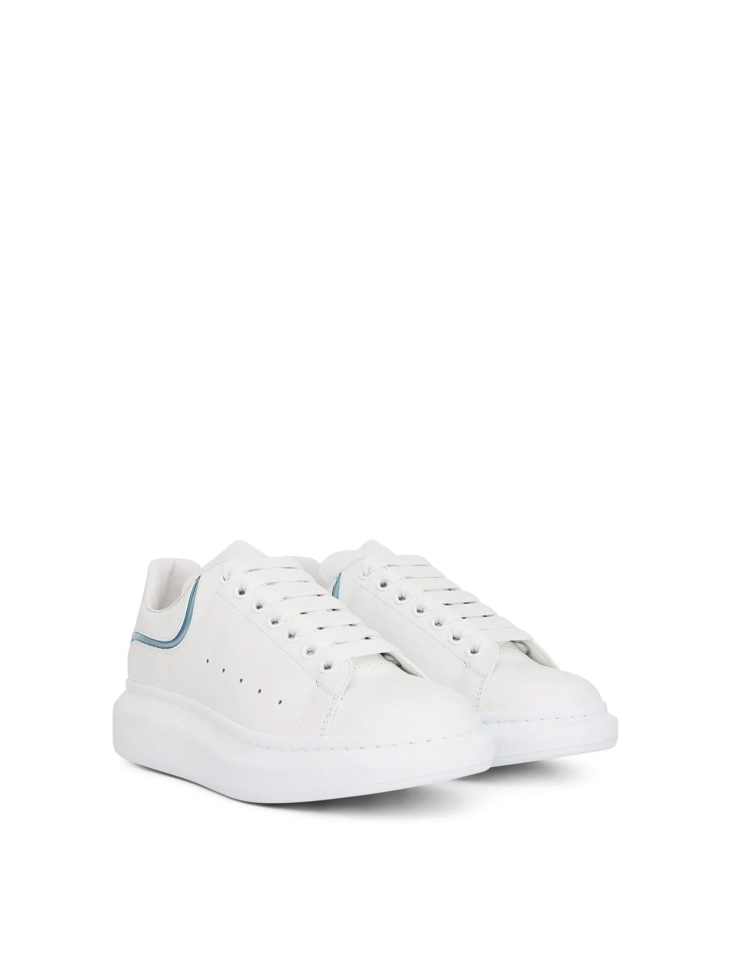 Larry Oversized Sneaker in White/Blue