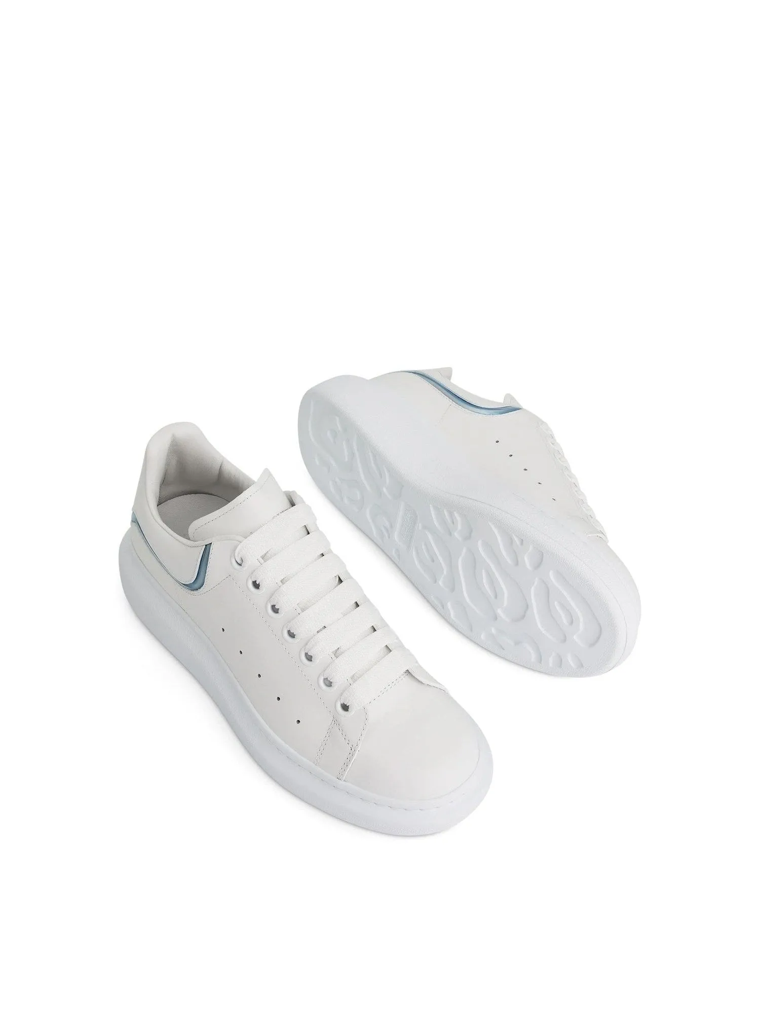 Larry Oversized Sneaker in White/Blue