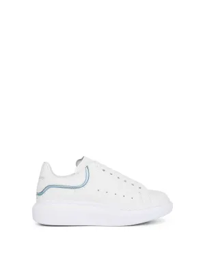 Larry Oversized Sneaker in White/Blue