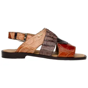 Mauri 5181 Alligator/ Hornback Multibrown/ Hand Painted Sport Rust