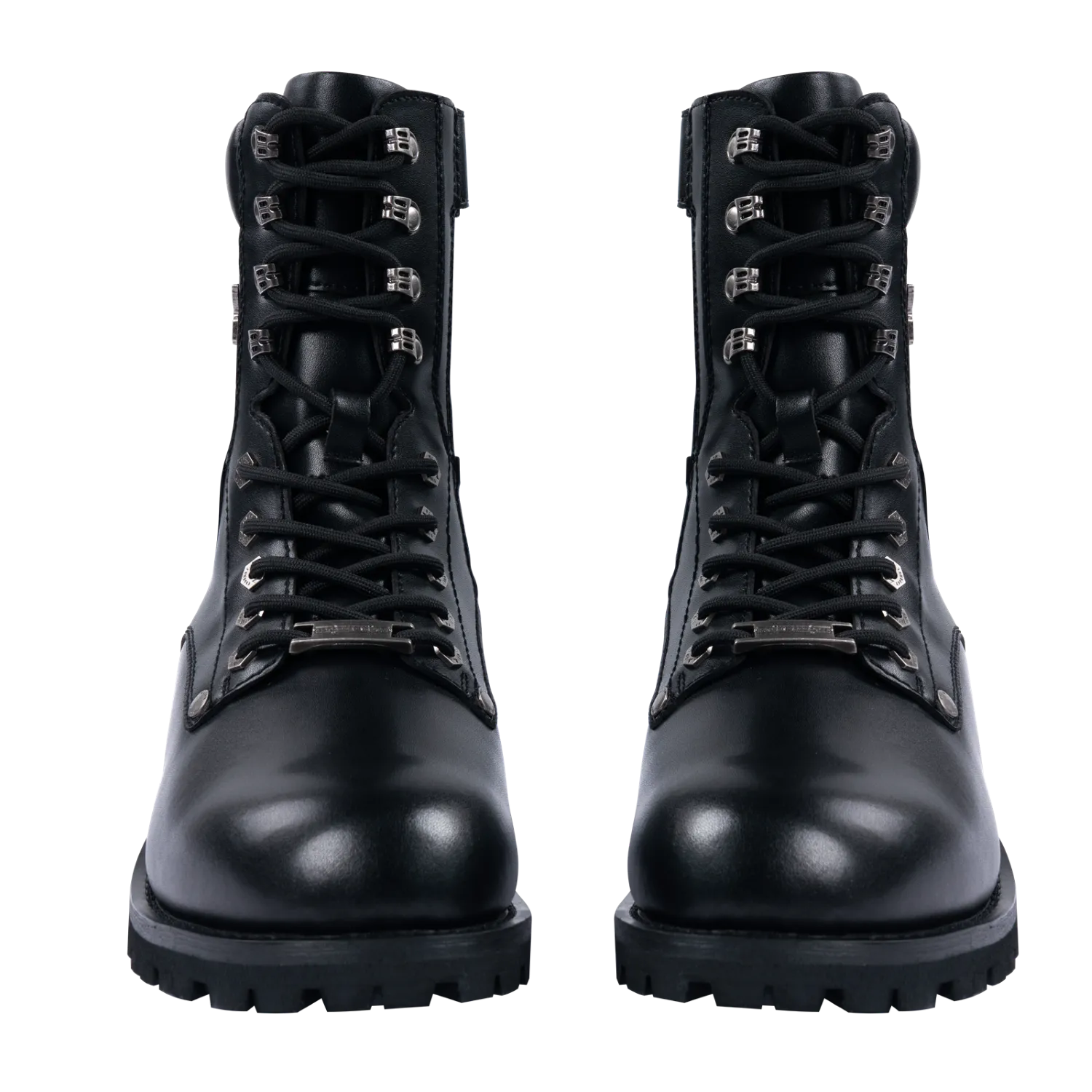 Men Leather Biker Boots