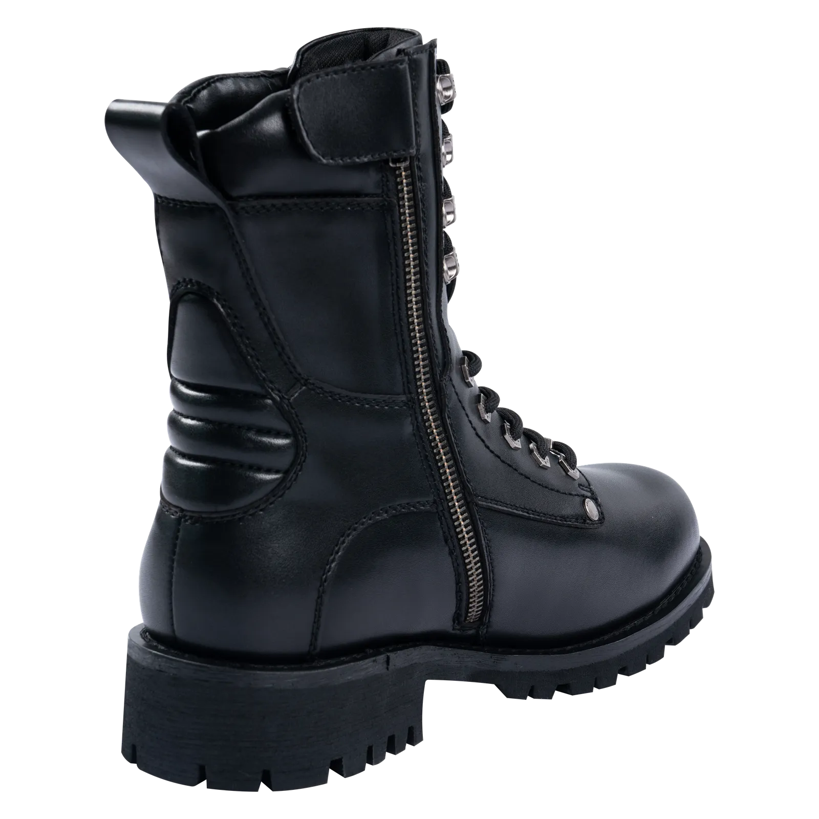 Men Leather Biker Boots
