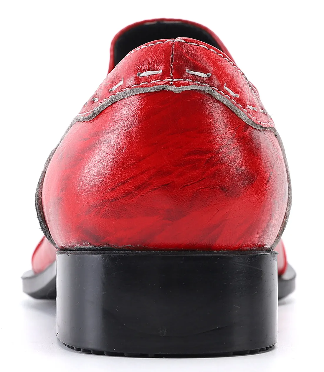 Men's Metal Tip Western Dragon Loafers