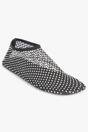 Minette Studded Flat | Black