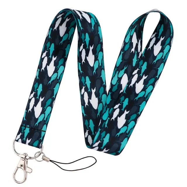 Neck Strap Key Holder - various motives