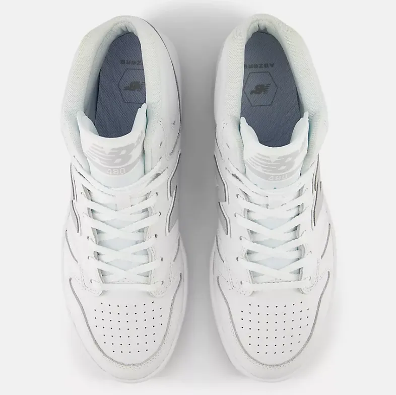 New Balance Numeric 480 High (White/Grey)