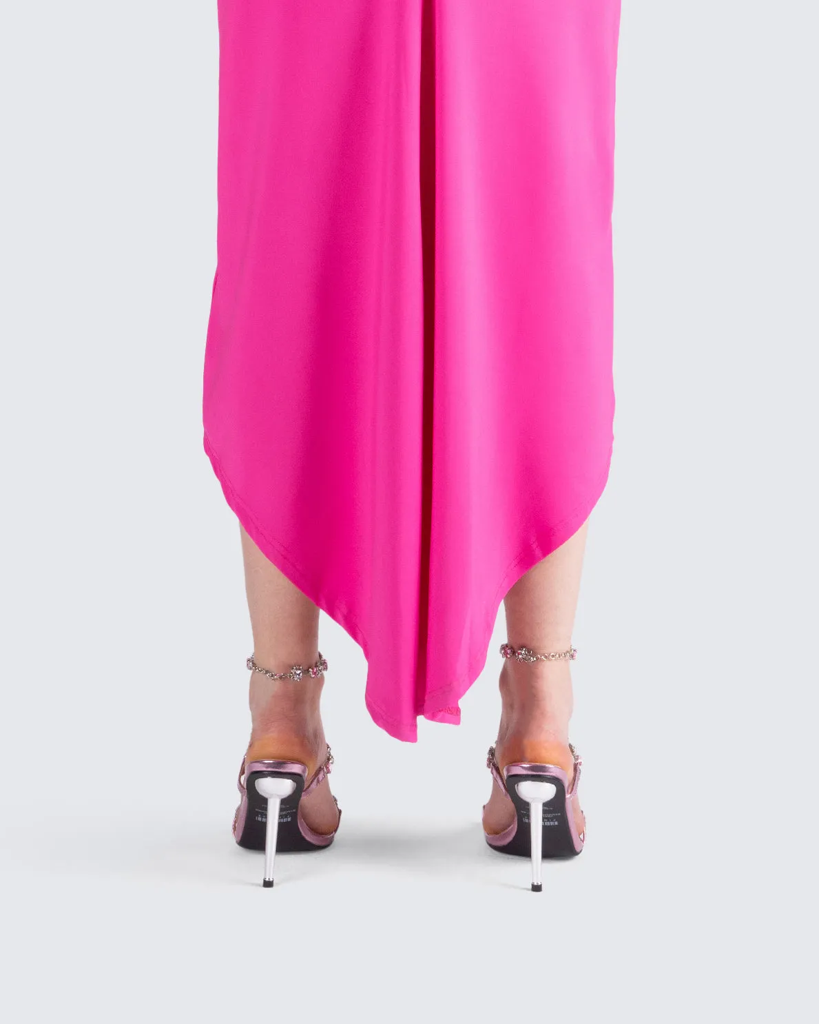 Nikki Pink Jewel Stiletto Heel
