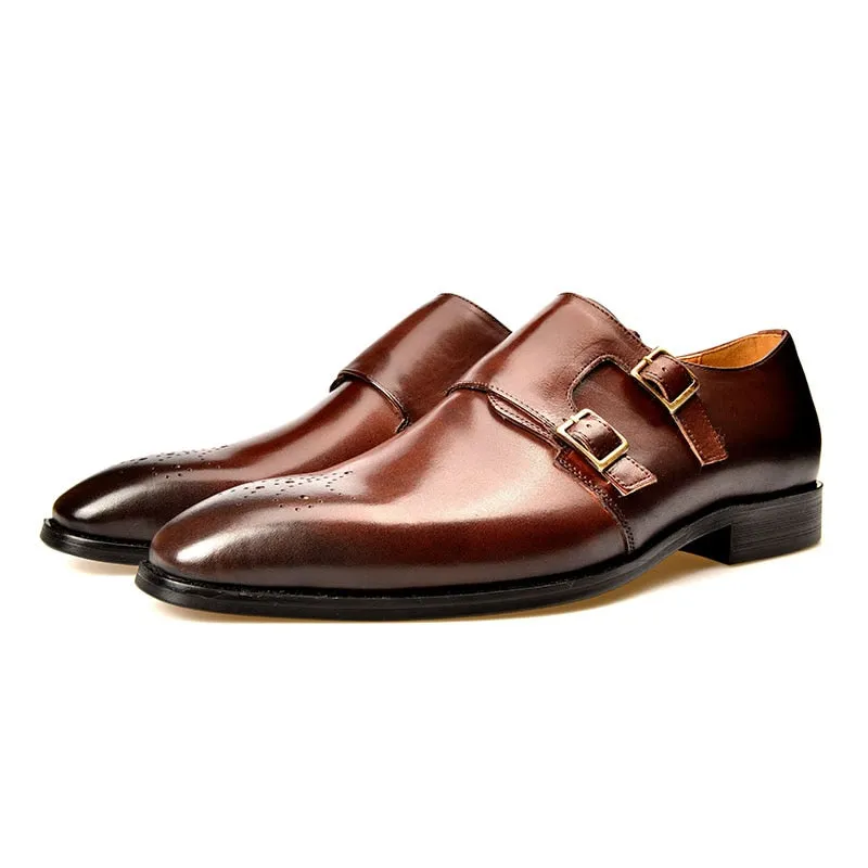 Ostranuxe Classic Monk Shoes