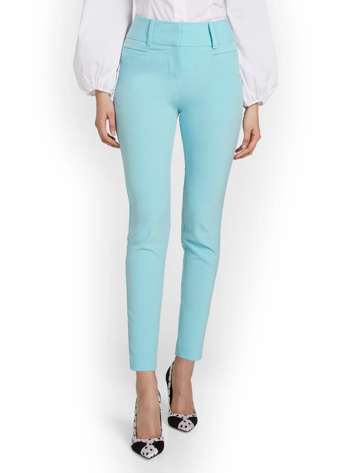 Petite High-Waisted Modern Fit Ankle Pant - Essential Stretch