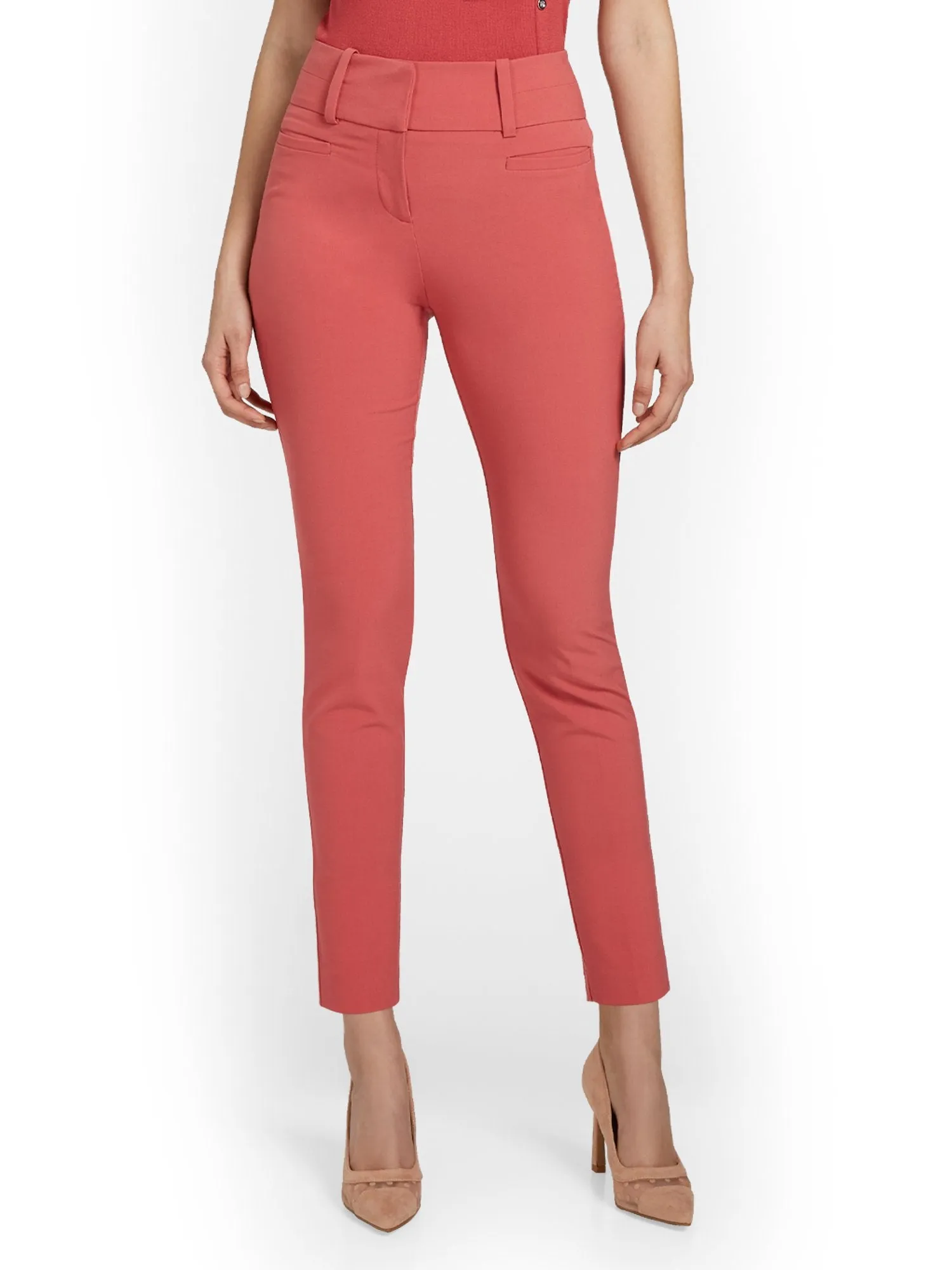 Petite High-Waisted Modern Fit Ankle Pant - Essential Stretch